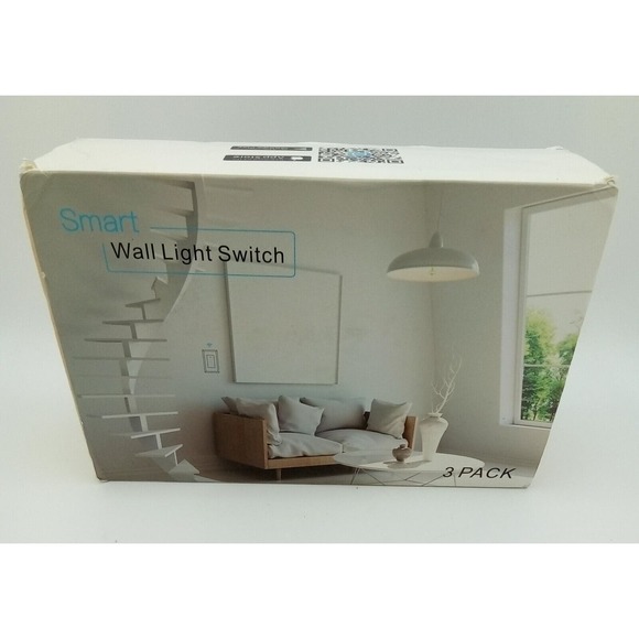 Smart Switch WiFi/Wireless Light Switch 3 Gang Switch - Picture 2 of 4